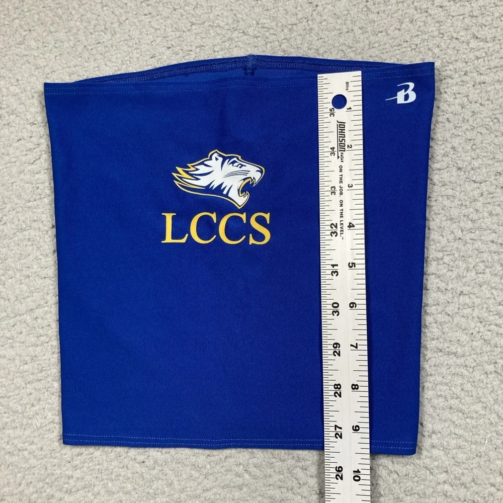 LCCS Neck Gaiter Adult Blue Stretch Lake Center Christian School Hartville OH